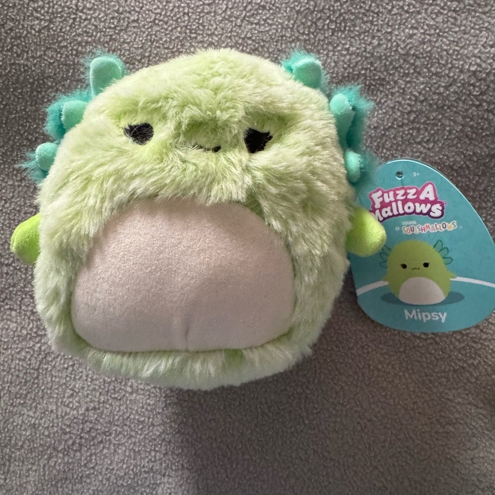 Fuzz a Mallows 5” Mipsy Lime Green Plush Toy NWT